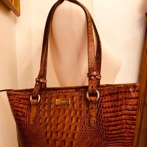Anywhere Embossed Leather Tote